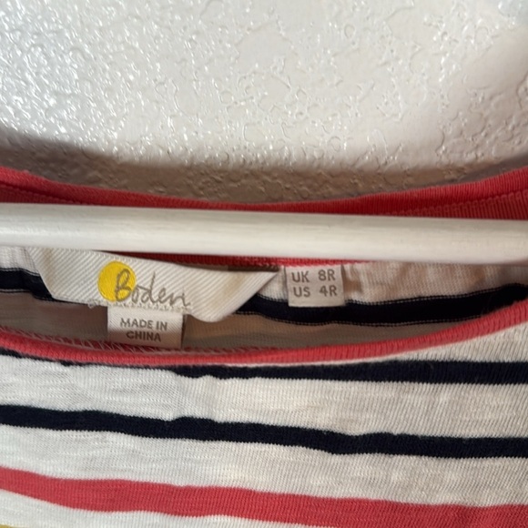 Boden Paulina Striped Cotton Shirt Dress Size 4 - Picture 3 of 7